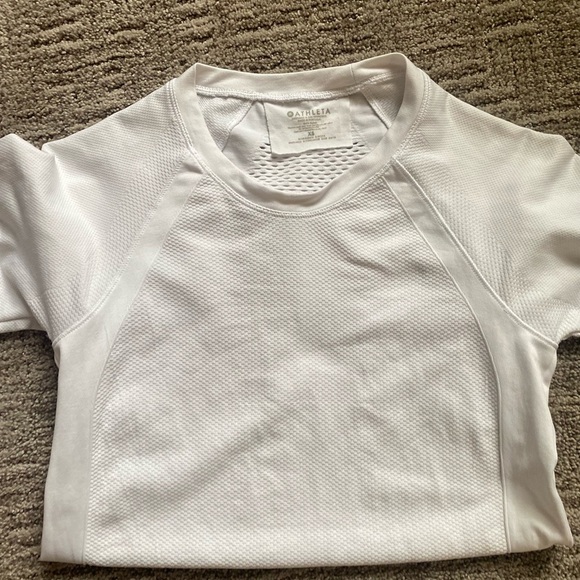 Athleta Tops - Athleta Trophy Seamless Long Sleeve Bright White Top